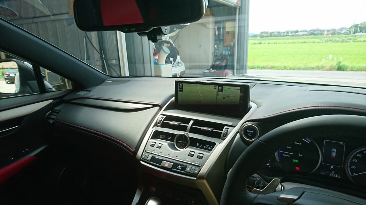 【NX300h】車載監視カメラ&ドライブレコーダー取付
